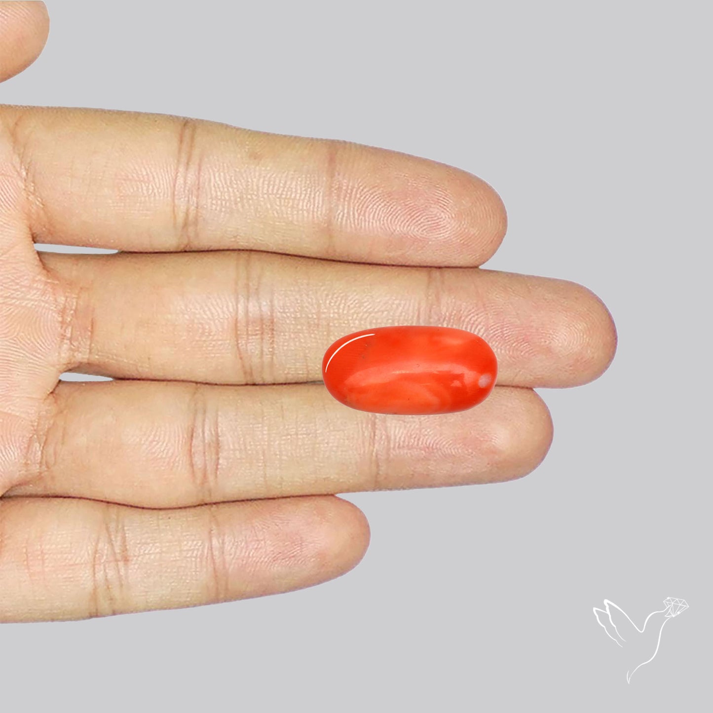 Japanese Red Coral Rare Cabochon