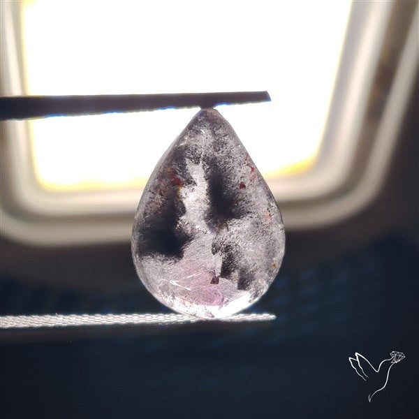 Super Seven Amethyst with Cacoxenite Cabochon