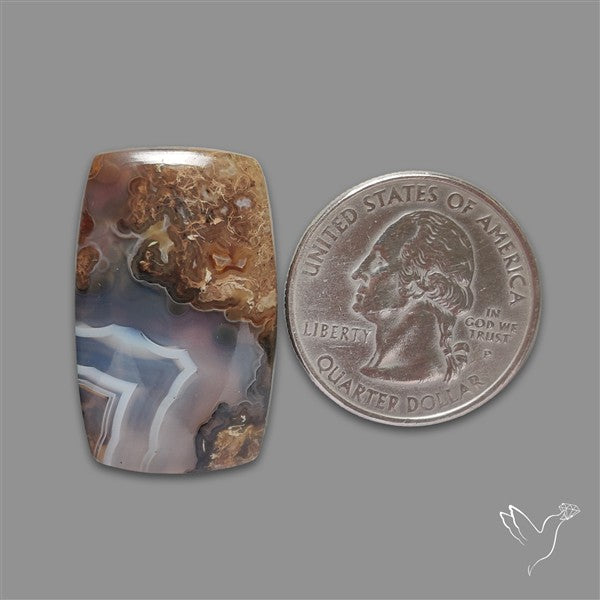 Turkish Tube Agate Cabochon
