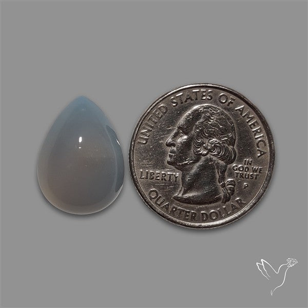 Namibian Blue Chalcedony Cabochon
