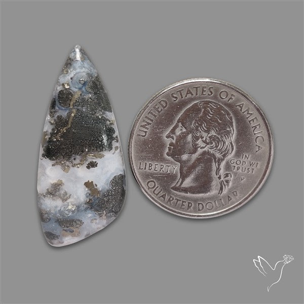 Marcasite With Quartz Cabochon