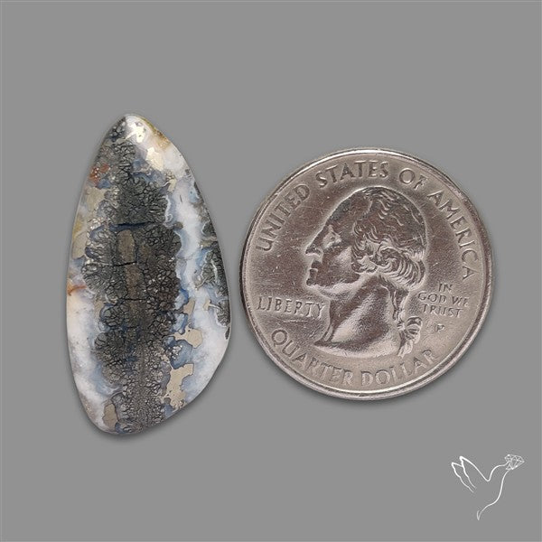 Marcasite With Quartz Cabochon