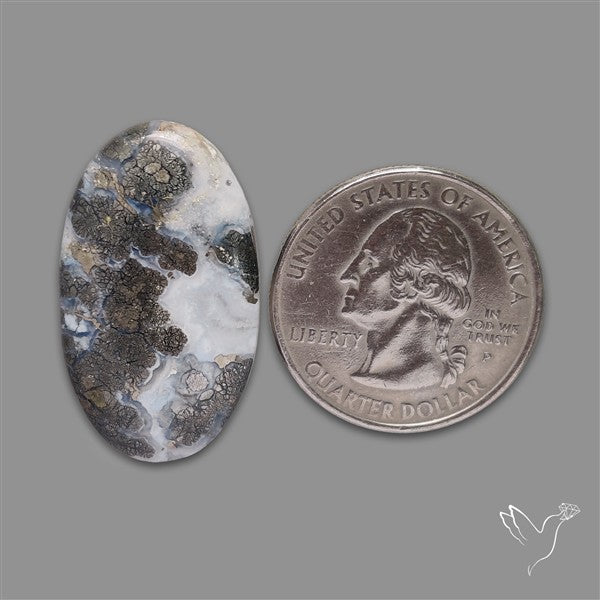 Marcasite With Quartz Cabochon
