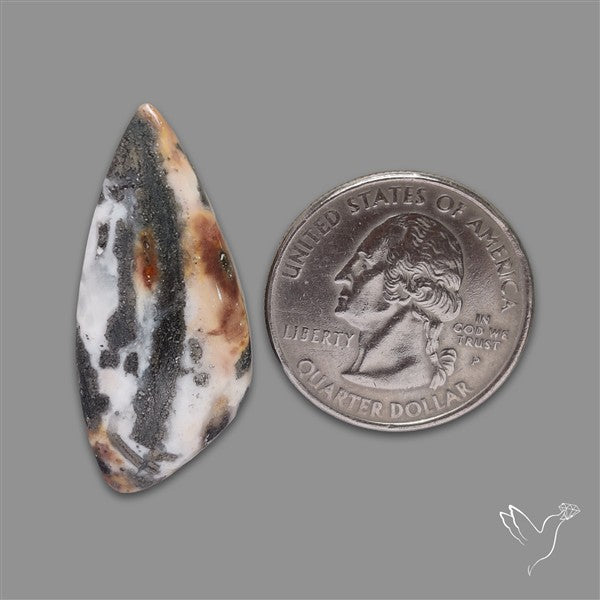 Marcasite With Quartz Cabochon