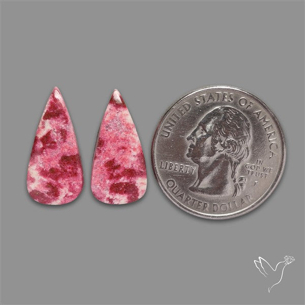 Thulite Pair