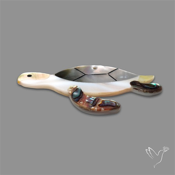 Abalone Shell Inlay Mother Of Pearl Tortoise