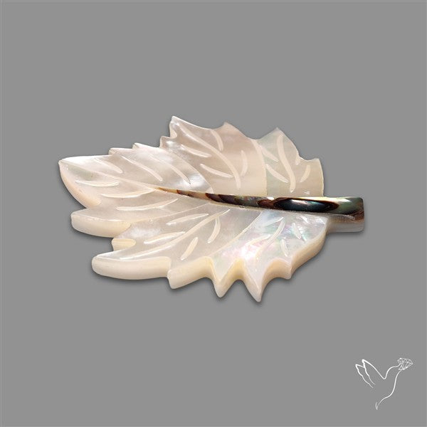 Abalone Shell Inlay Mother Of Pearl Leaf