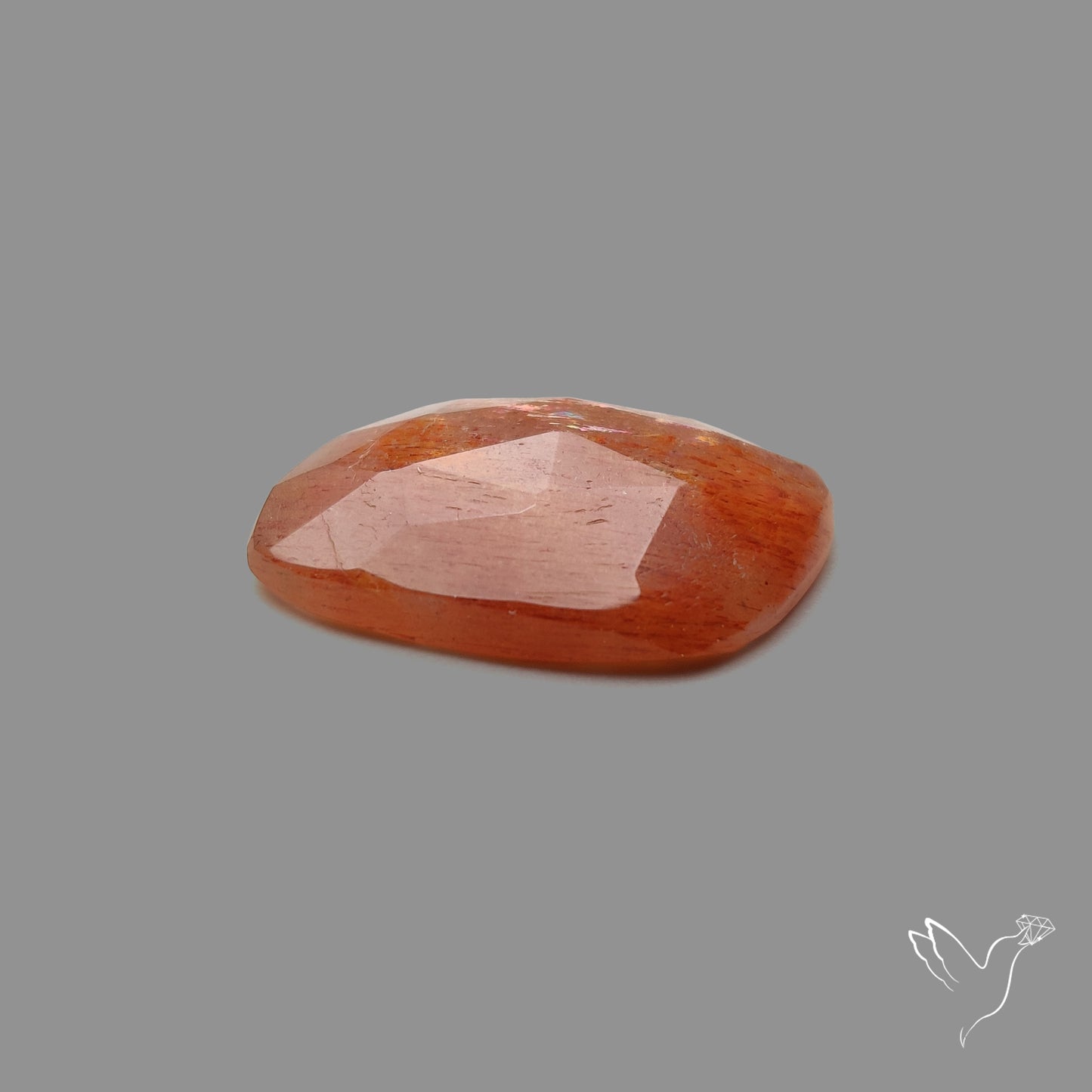 Rose Cut Meteor Shower Sunstone