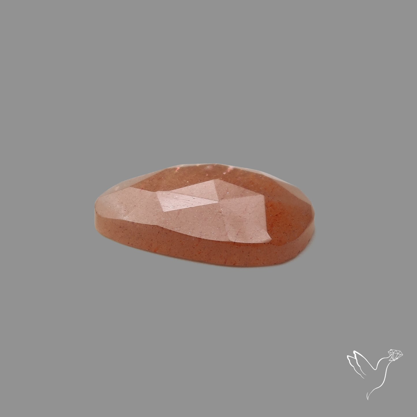 Rose Cut Meteor Shower Sunstone