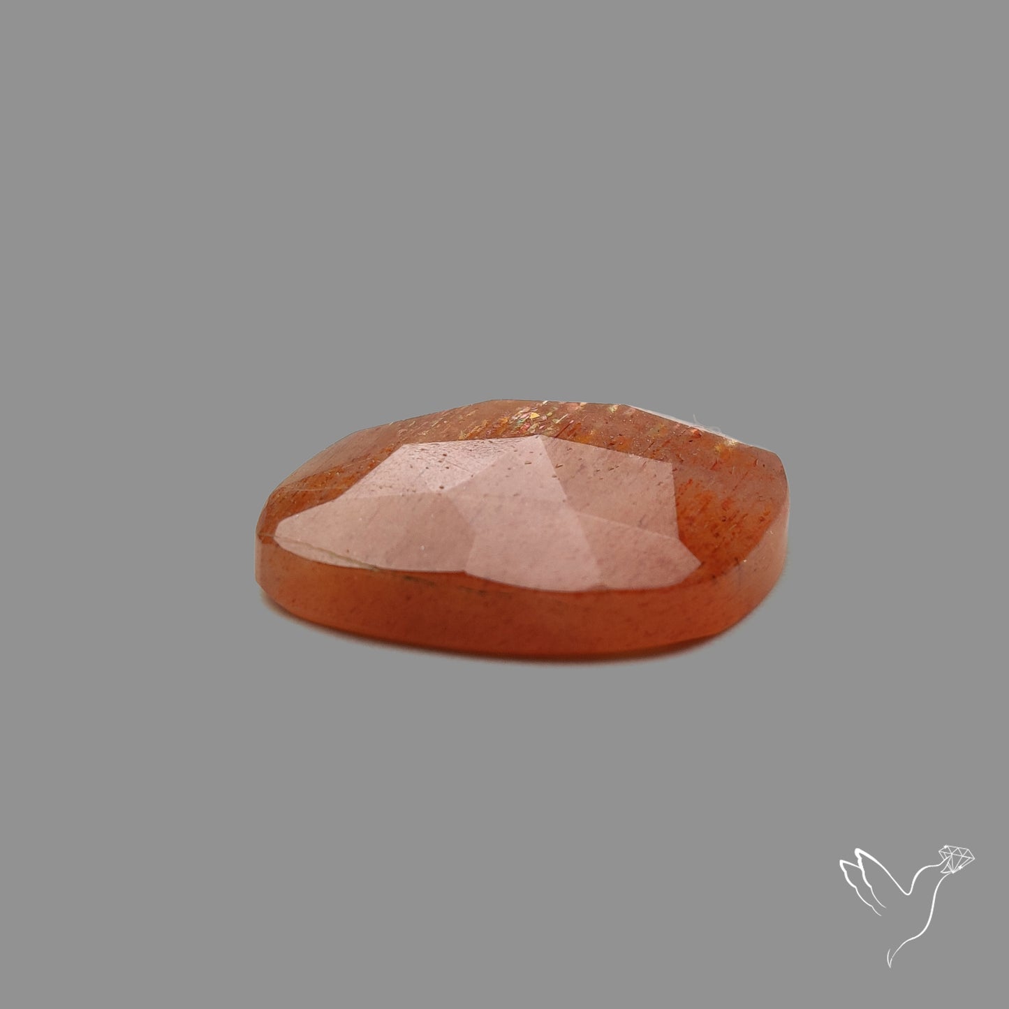 Rose Cut Meteor Shower Sunstone