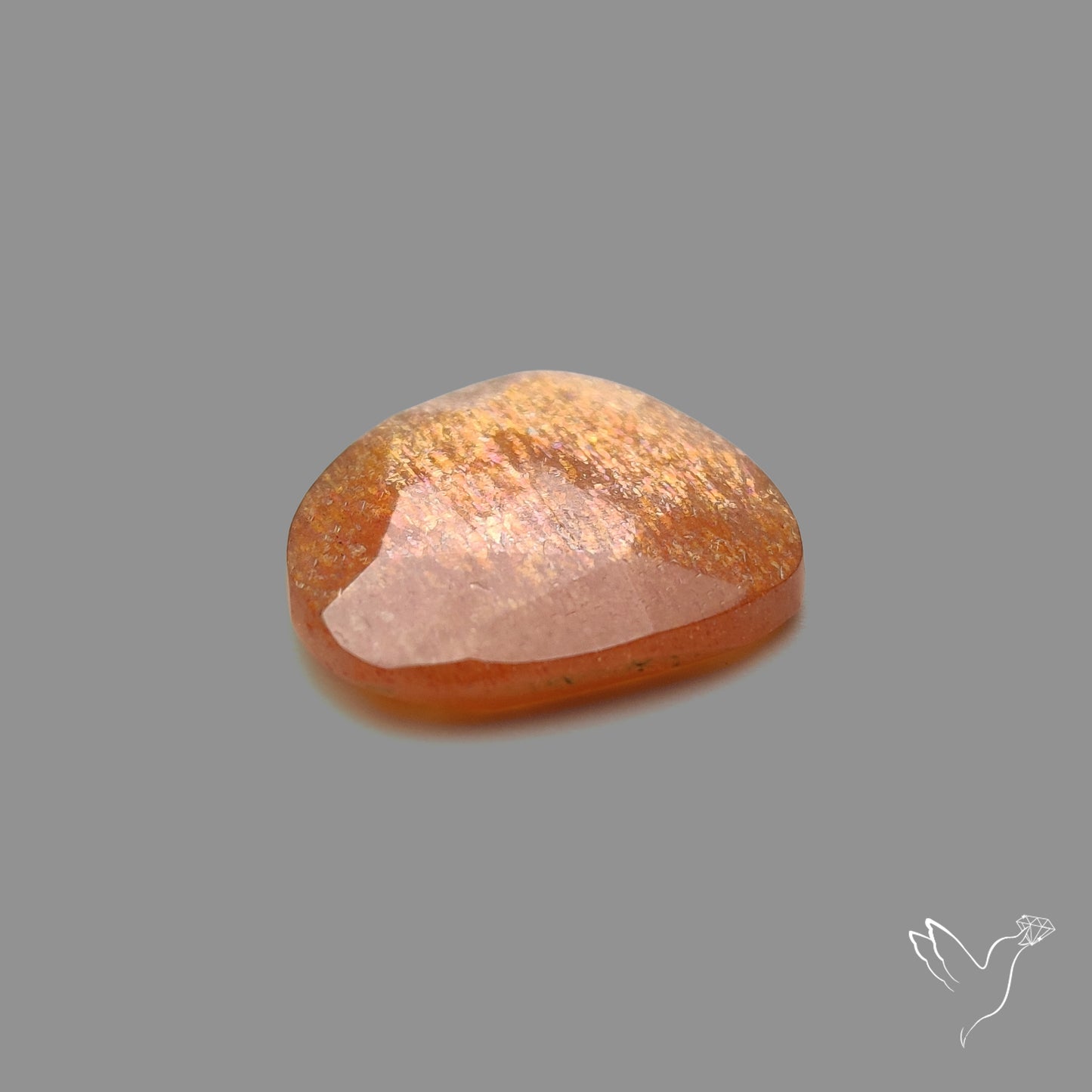 Rose Cut Meteor Shower Sunstone
