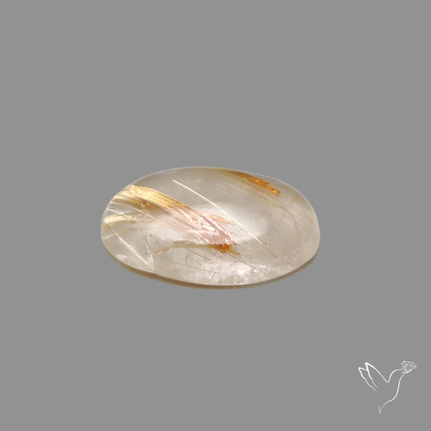 Golden Rutilated Quartz Cabochon