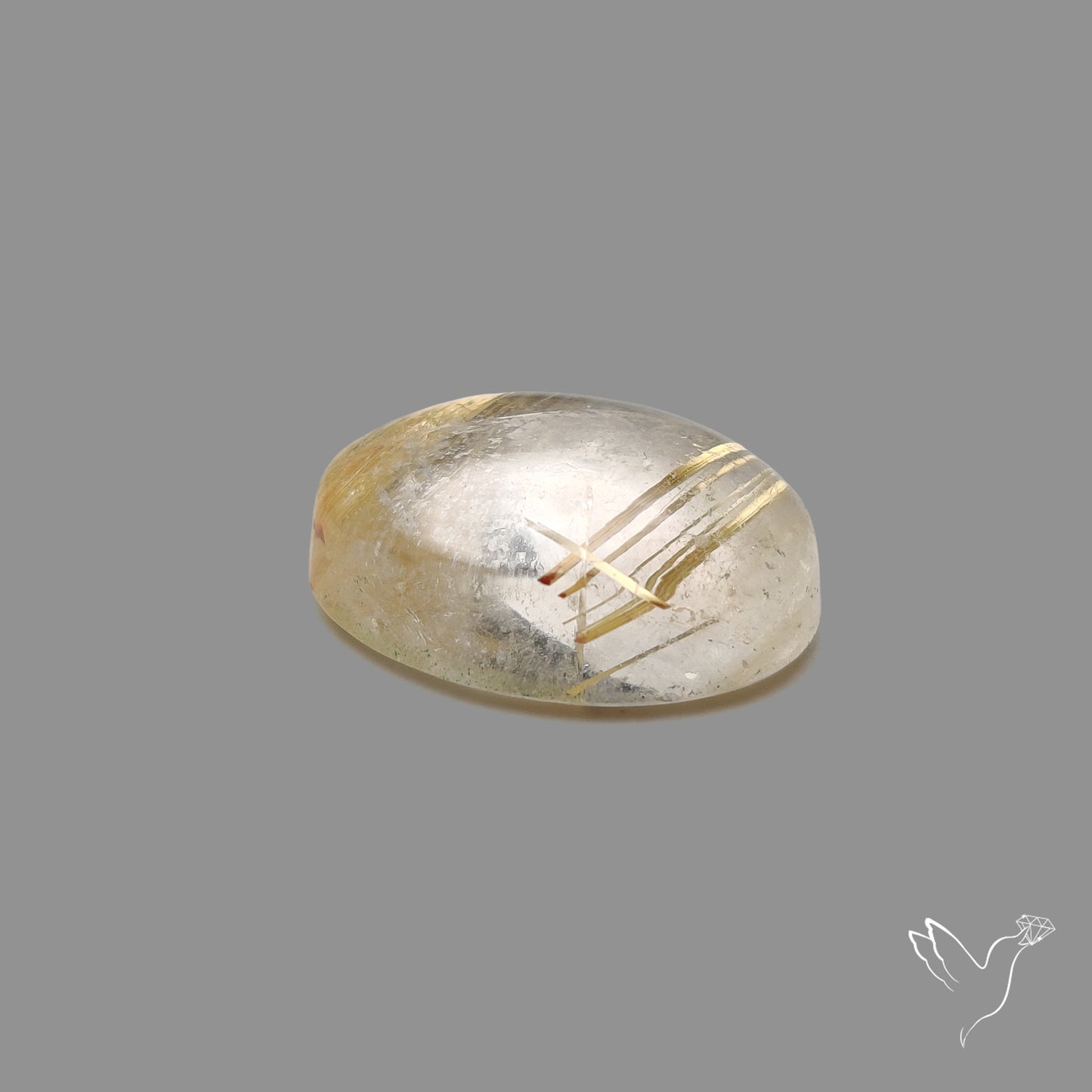 Golden Rutilated Quartz Cabochon