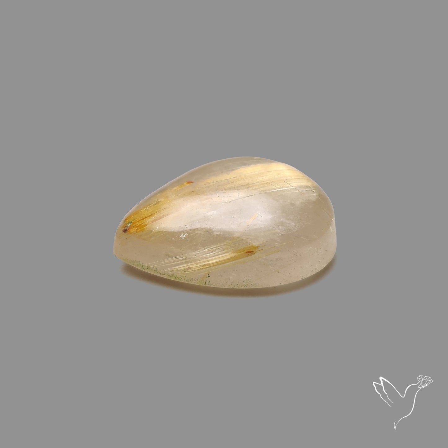 Golden Rutilated Quartz Cabochon
