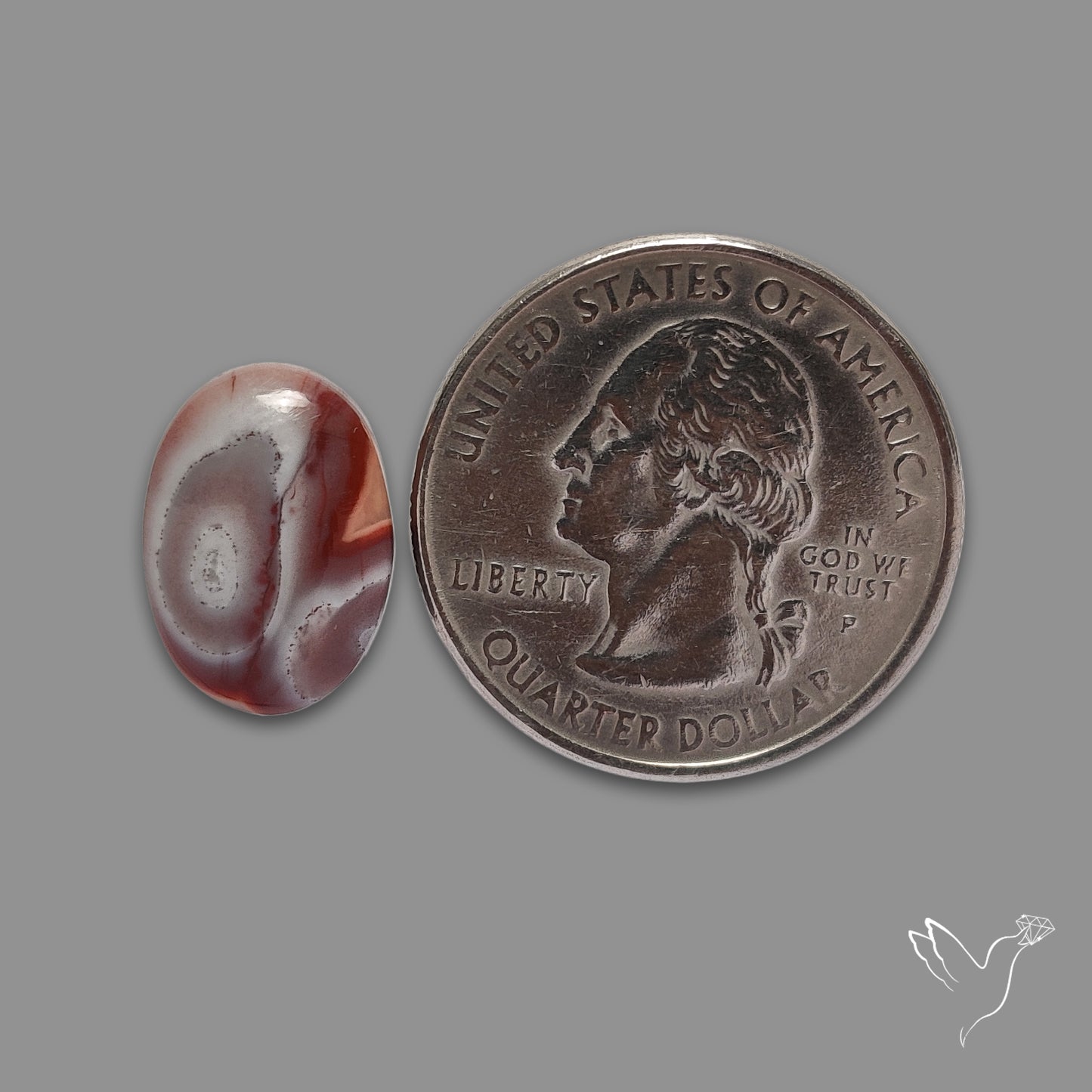 Moroccan Seam Agate Cabochon