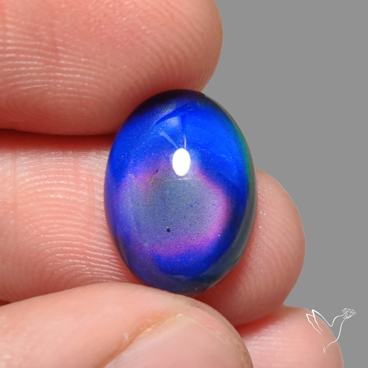 Mood Stone Cabochon Color Change Treated