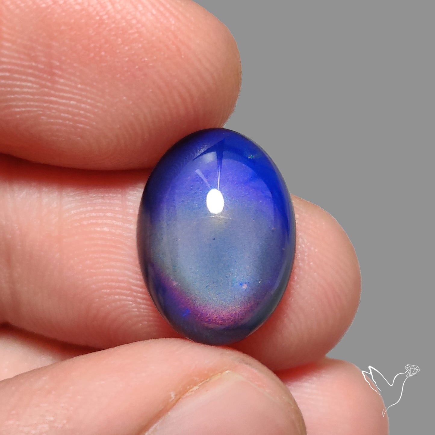 Mood Stone Cabochon Color Change Treated