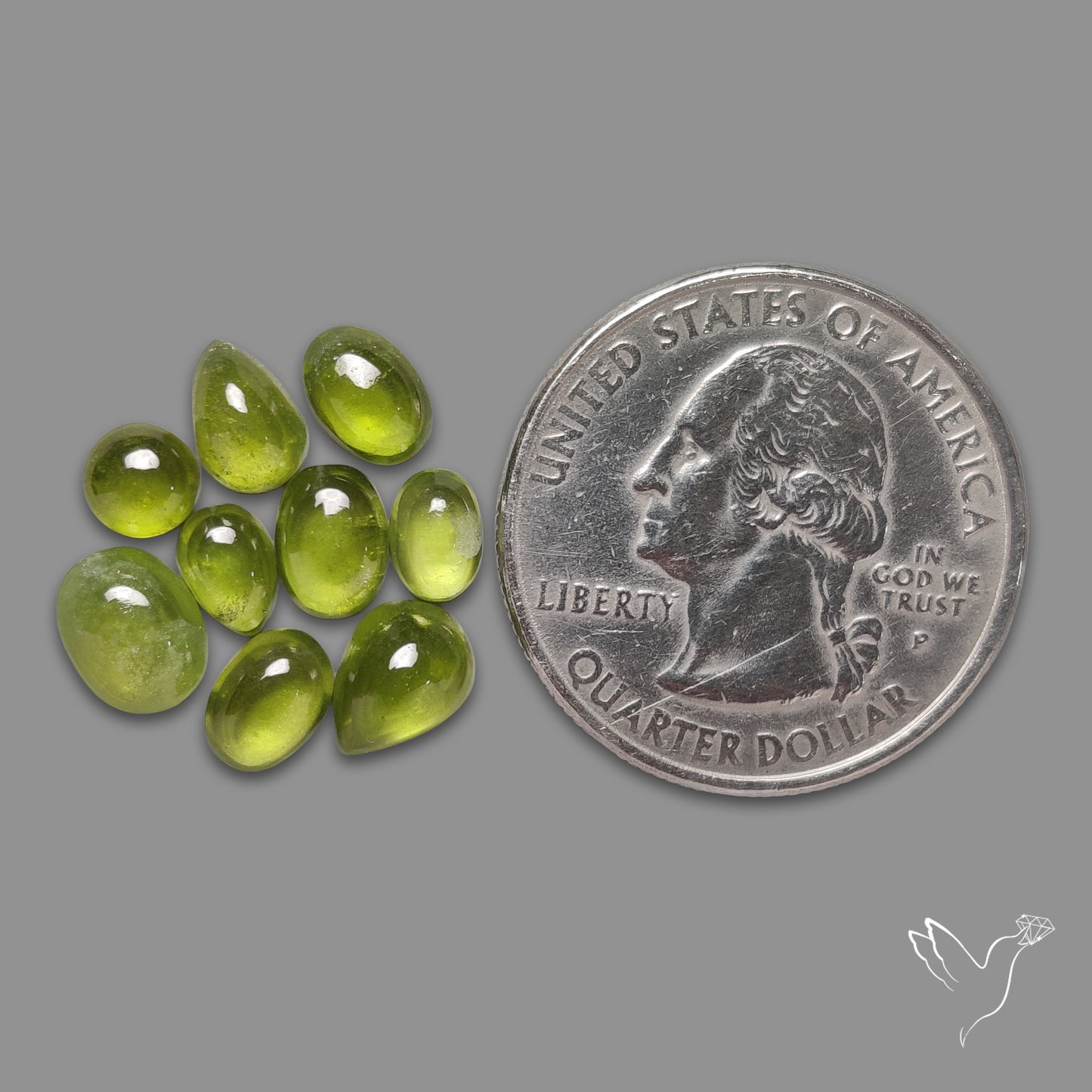 Peridot Cabochons Lot