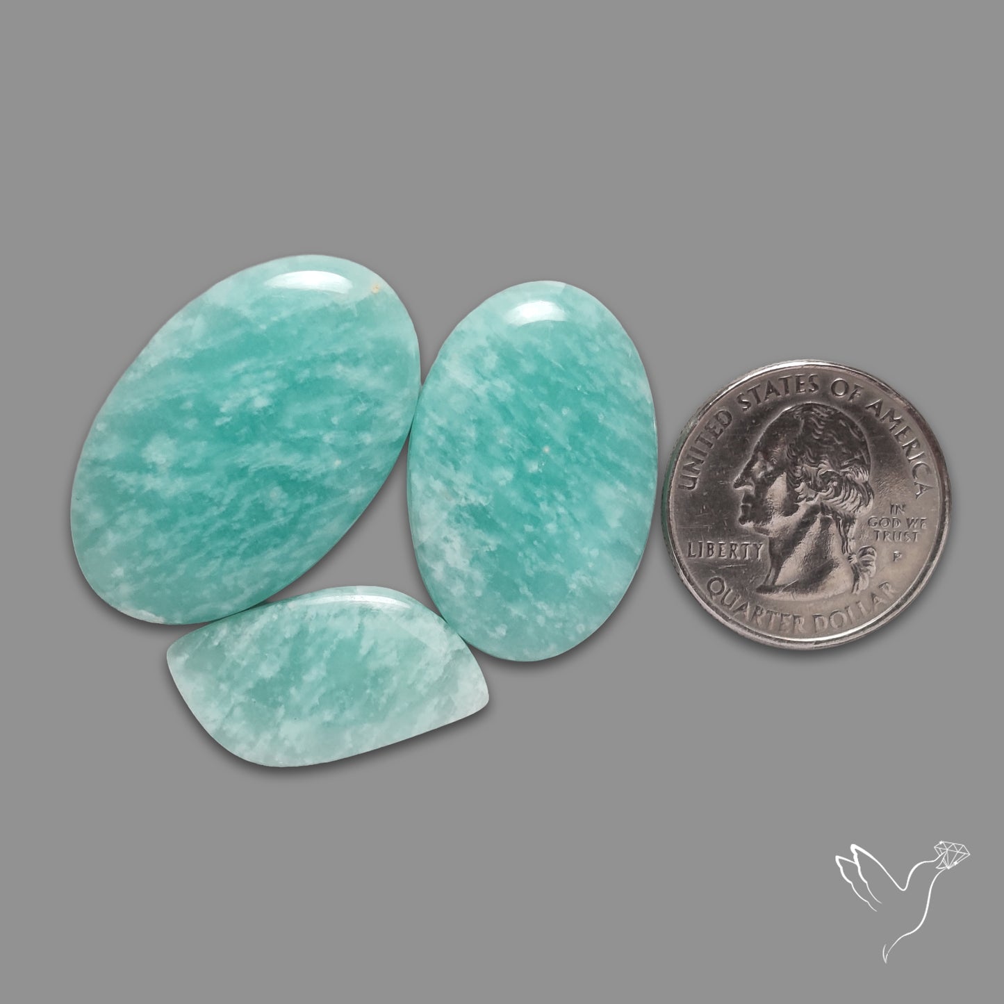 Peruvian Amazonite Cabochons Lot