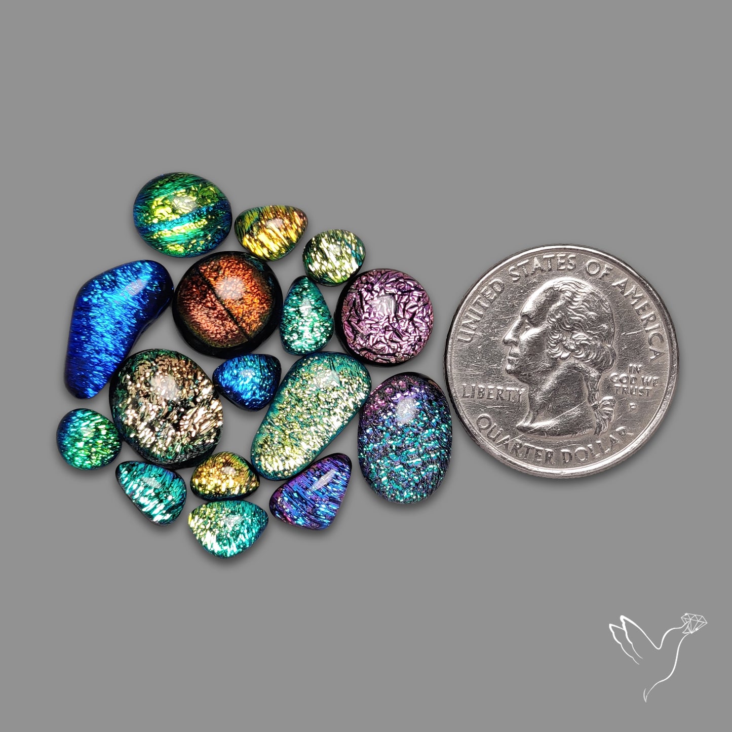 Dichroic Glass Lot
