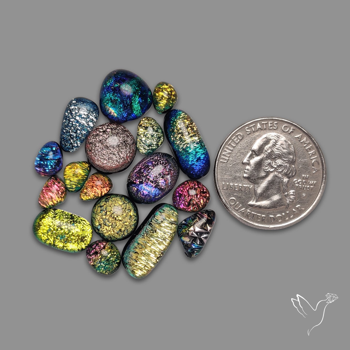 Dichroic Glass Lot