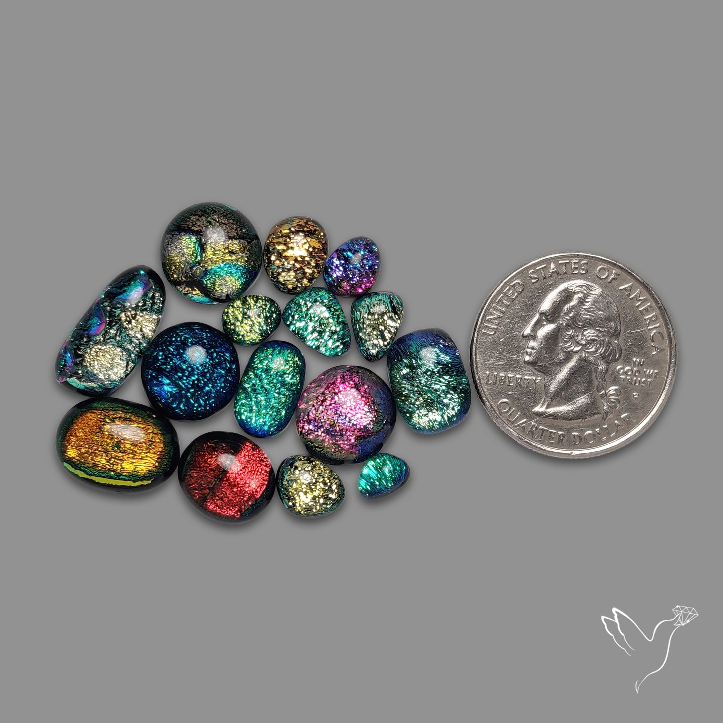 Dichroic Glass Lot