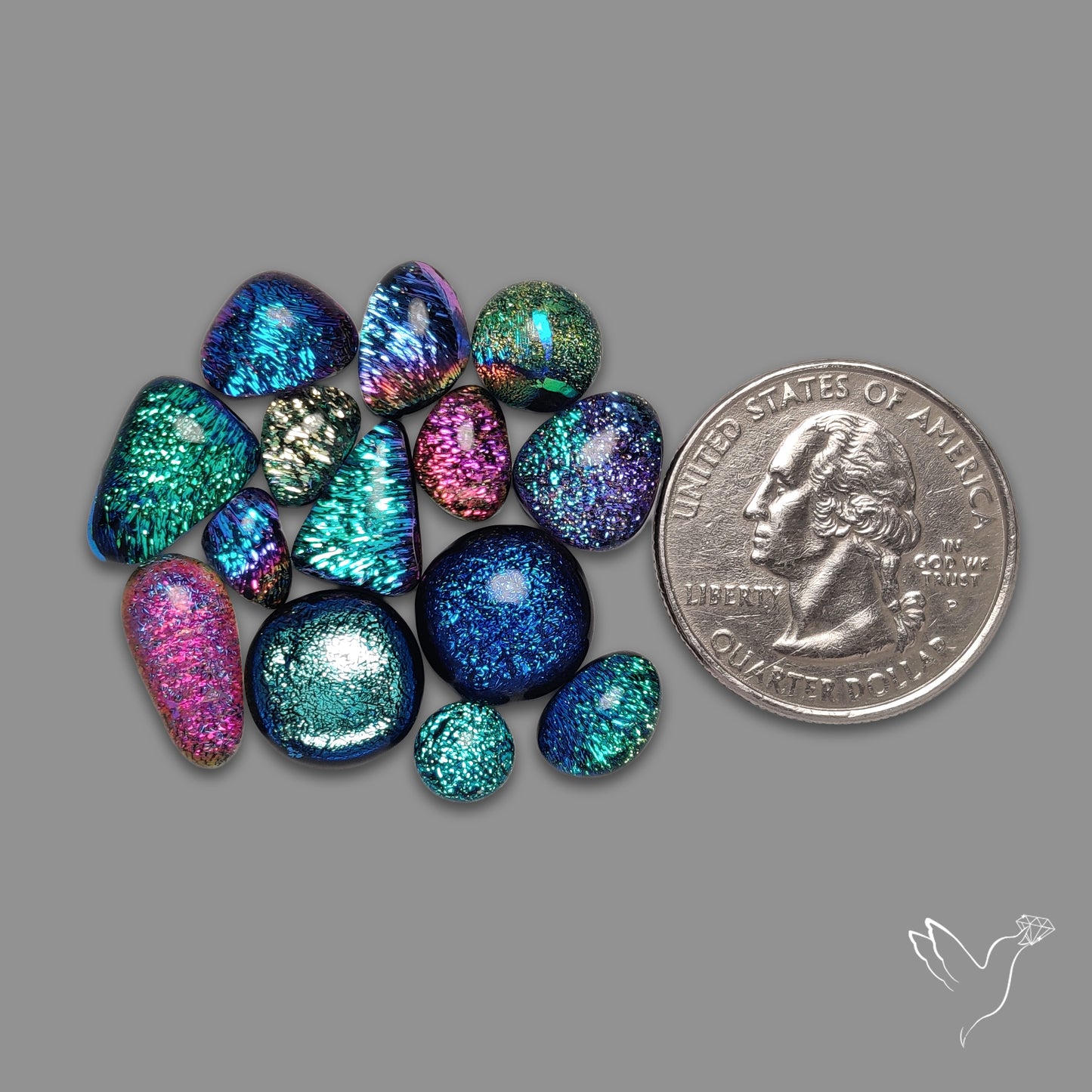 Dichroic Glass Lot