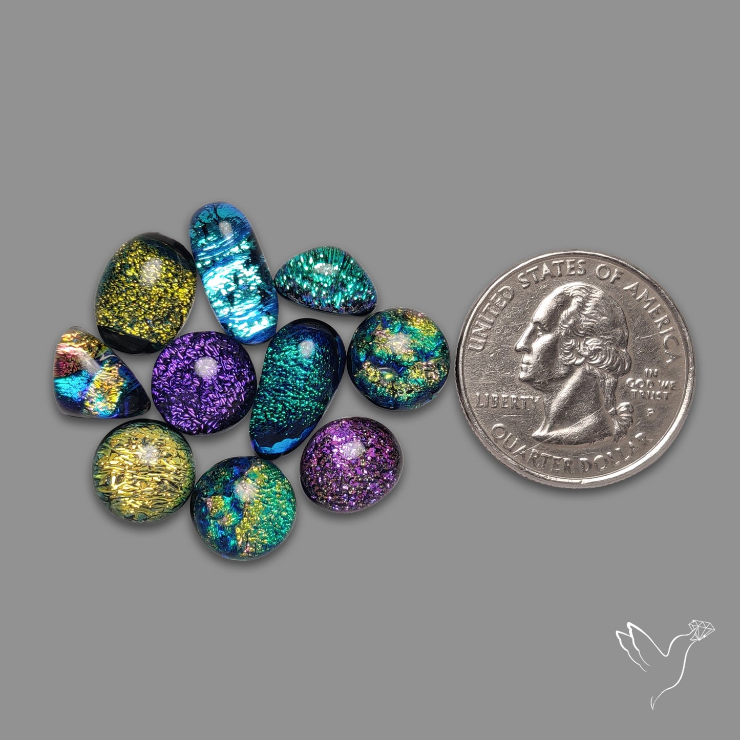 Dichroic Glass Lot