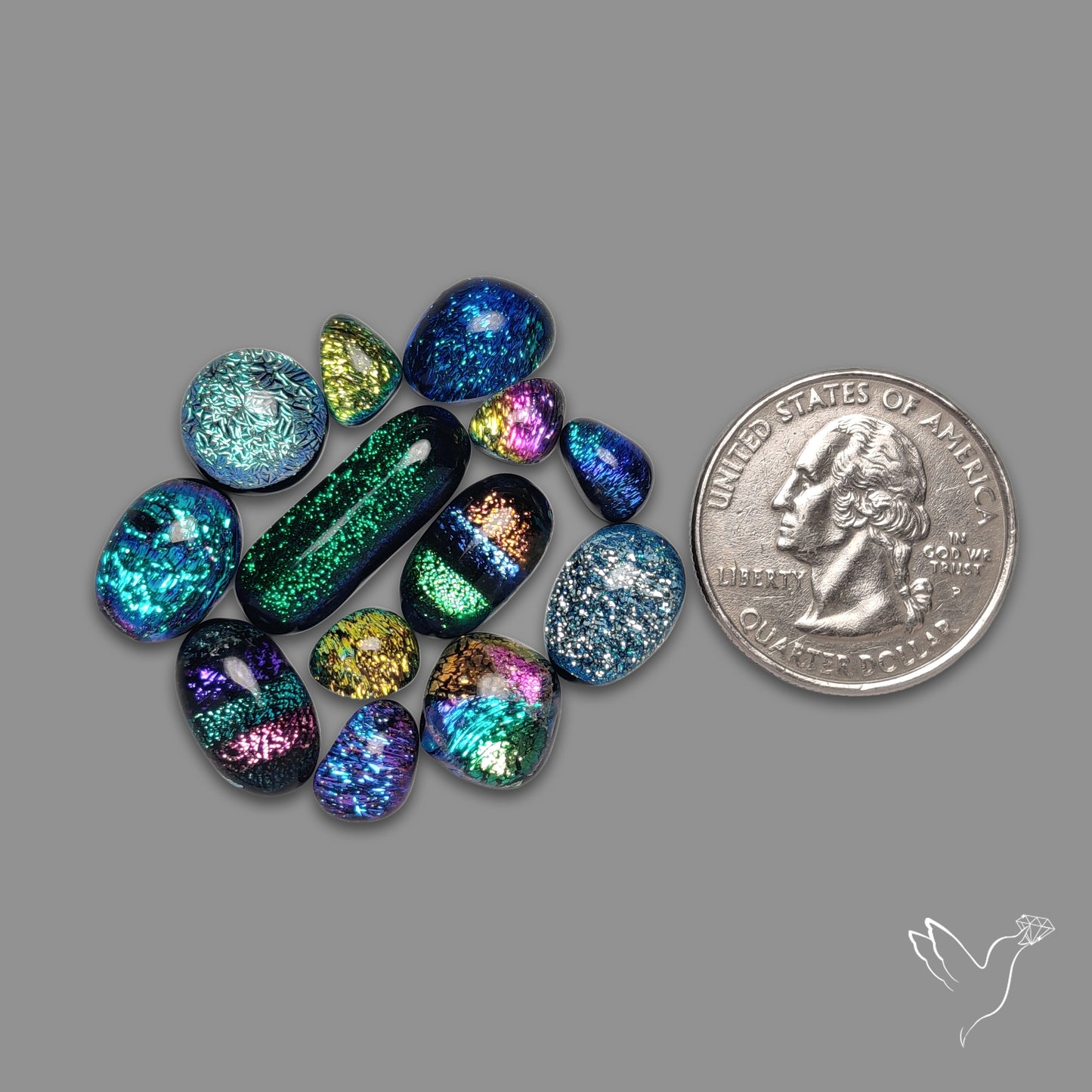Dichroic Glass Lot