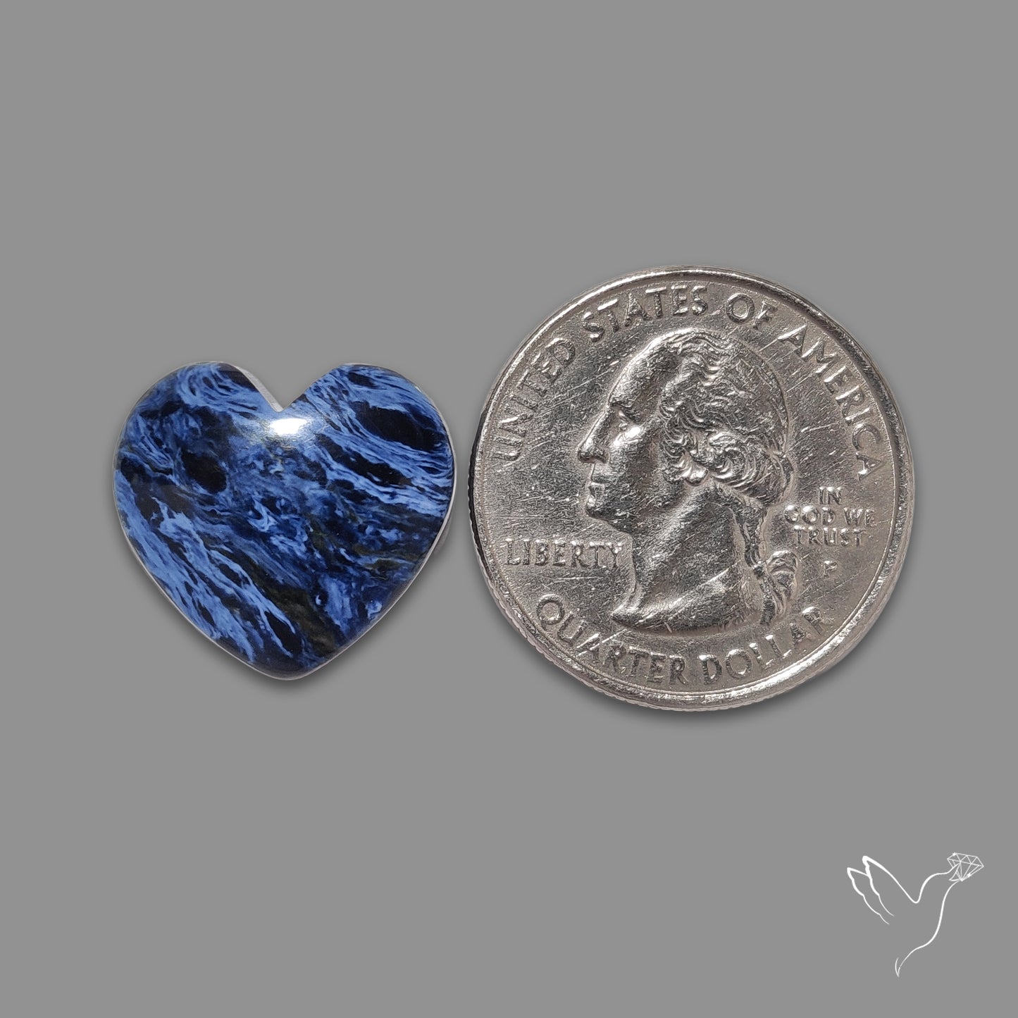 Pietersite Heart Cabochon