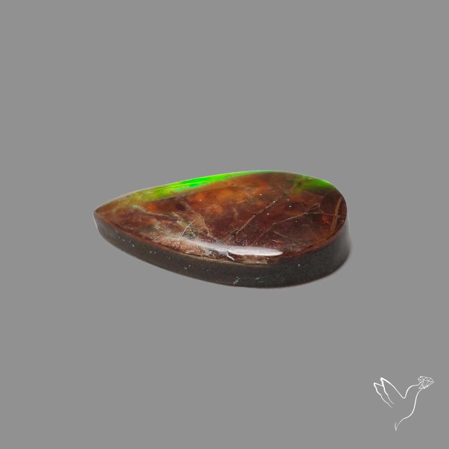 AAA Green Ammolite Cabochon
