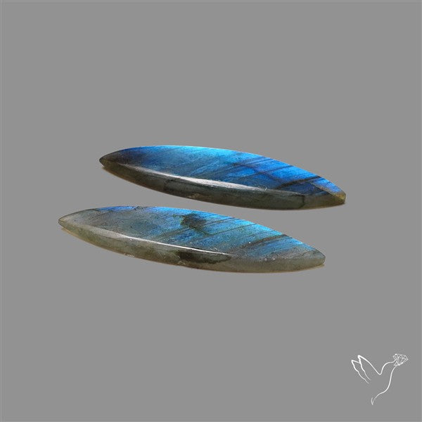 Blue Labradorite Pair
