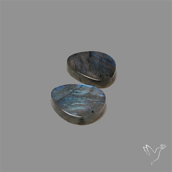 Blue Labradorite Pair