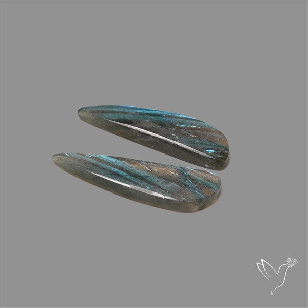 Blue Labradorite Pair