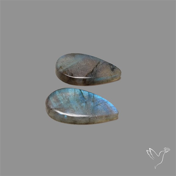 Blue Labradorite Pair