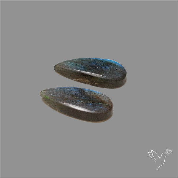 Blue Labradorite Pair