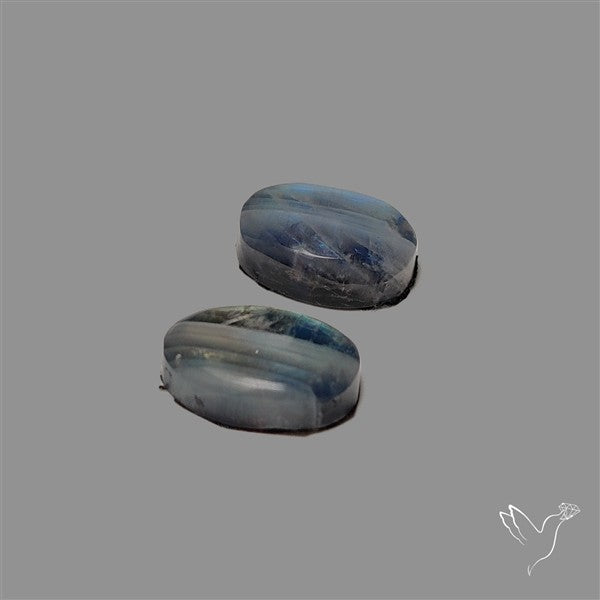 Rainbow Moonstone Pair