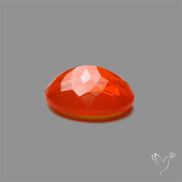 Faceted Mexican Fire Opal