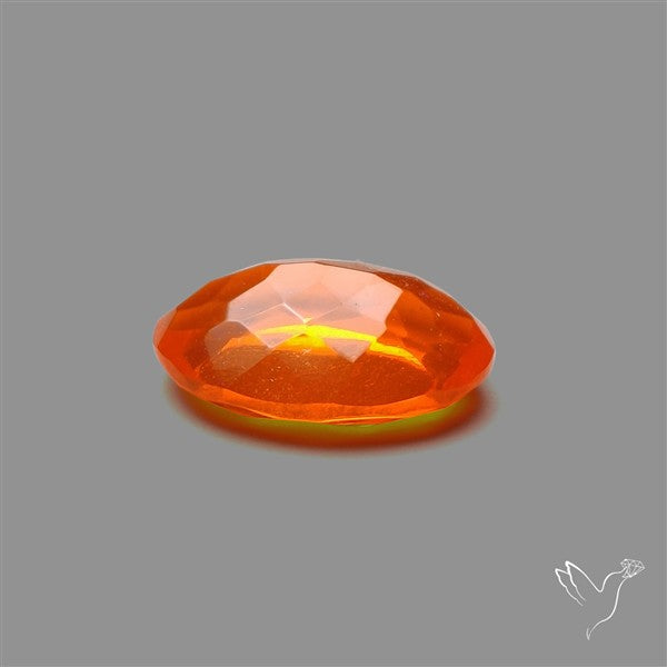 Faceted Mexican Fire Opal