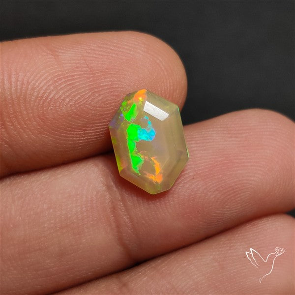 AAA Faceted Ethiopian Welo Opal