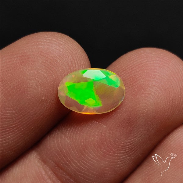 AAA Faceted Ethiopian Welo Opal