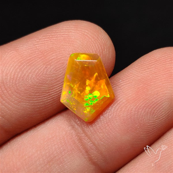 AAA Faceted Ethiopian Welo Opal