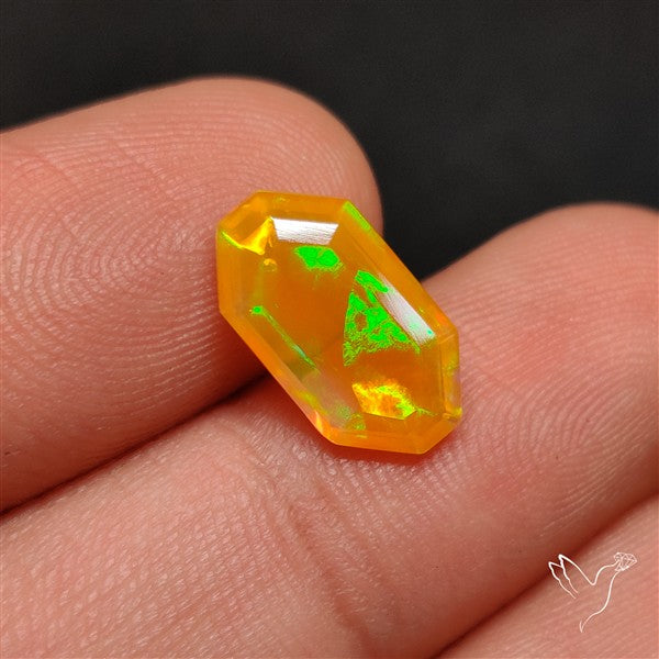 AAA Faceted Ethiopian Welo Opal