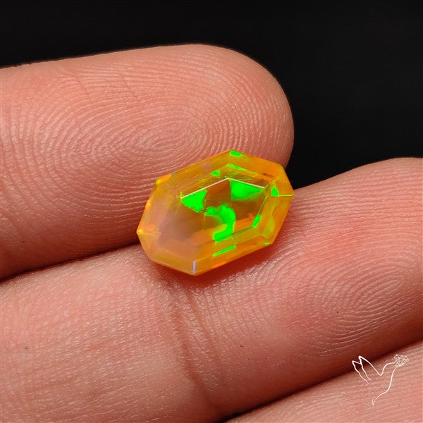 AAA Faceted Ethiopian Welo Opal