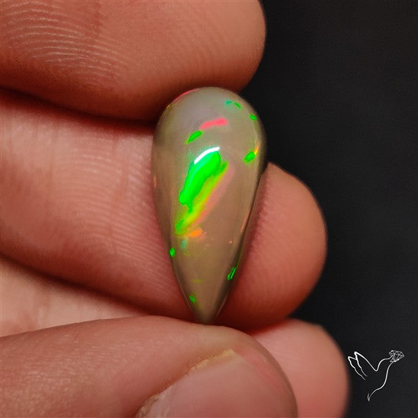 Natural Dark AAA Ethiopian Opal Cabochon