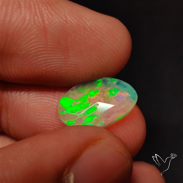 Rose Cut Ethiopian Welo Opal