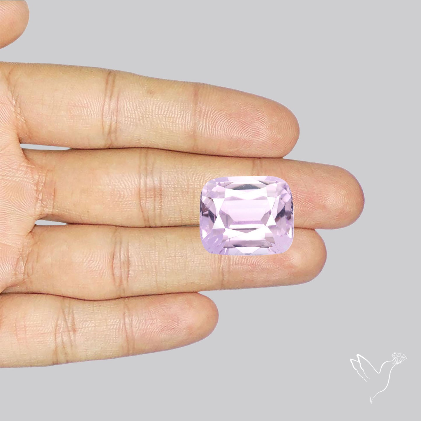 High Grade Kunzite Faceted Rare Large Sized