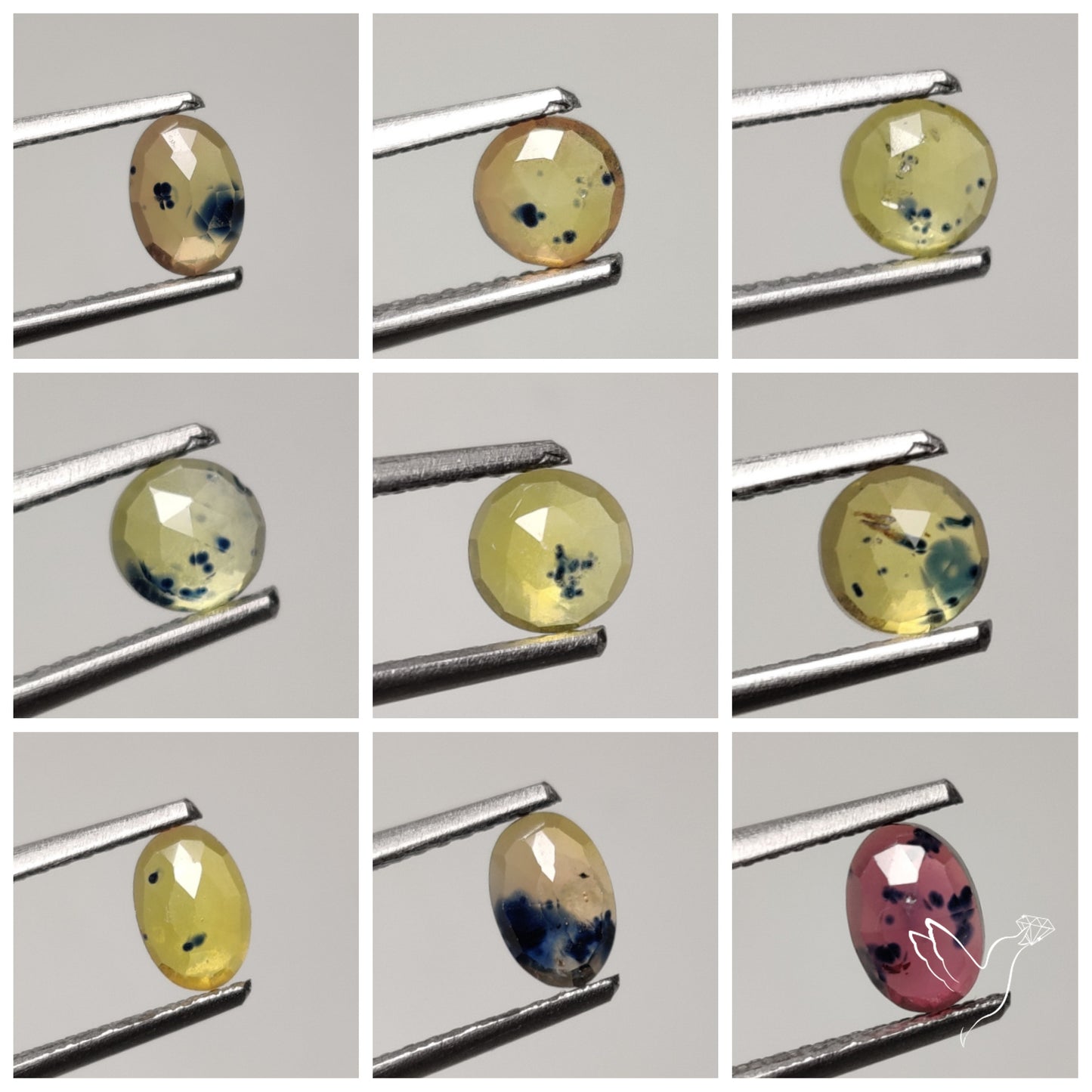 Rose Cut Songea Sapphire Lot