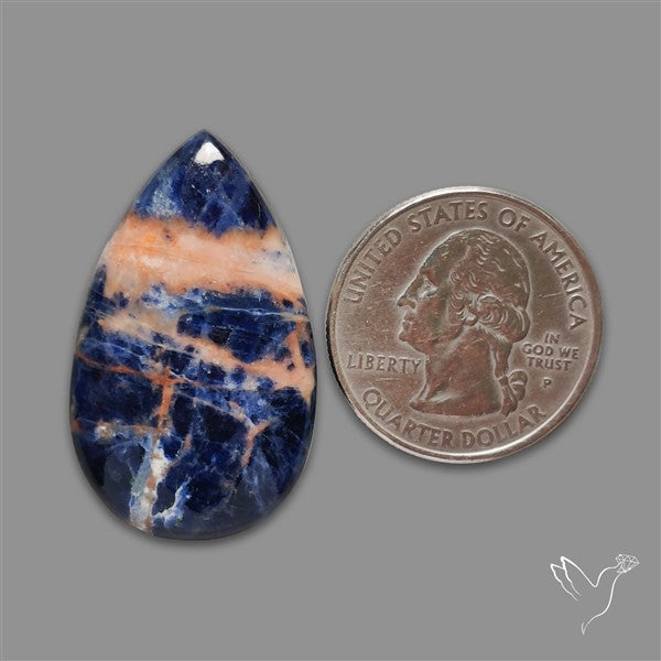 Sunset Sodalite Cabochon
