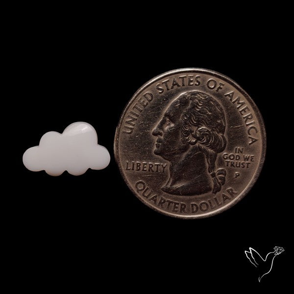 White Opal Cloud Carving